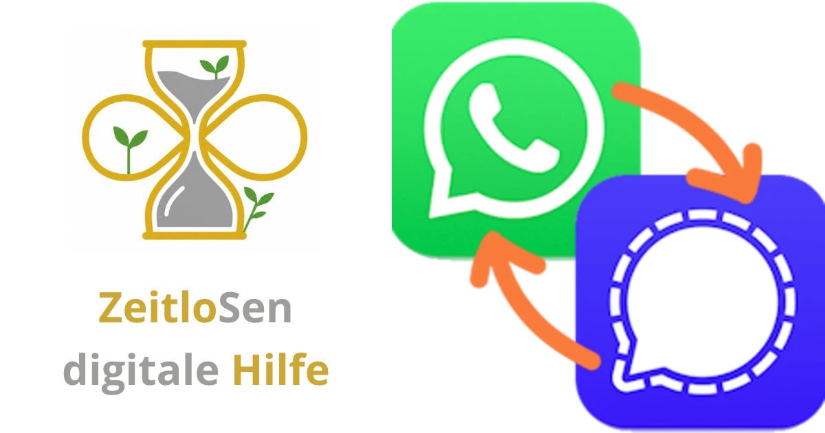 Signal und WhatsApp: Beide Messenger parallel nutzen – ZeitloSen