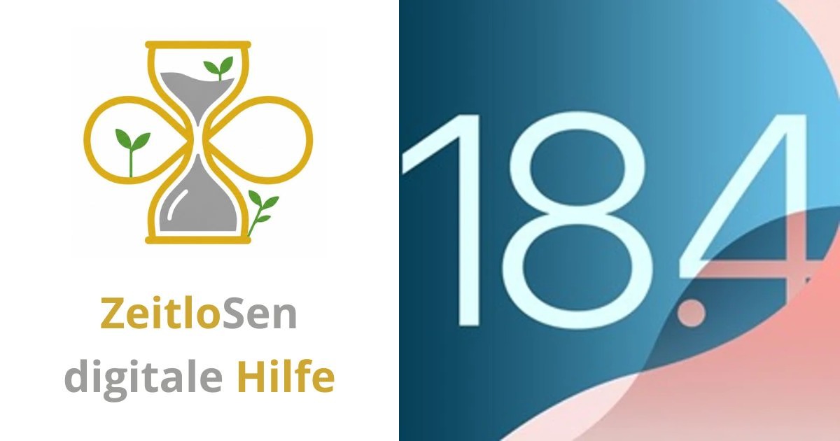 Wichtige Neuerungen in iOS 18.4 – ZeitloSen