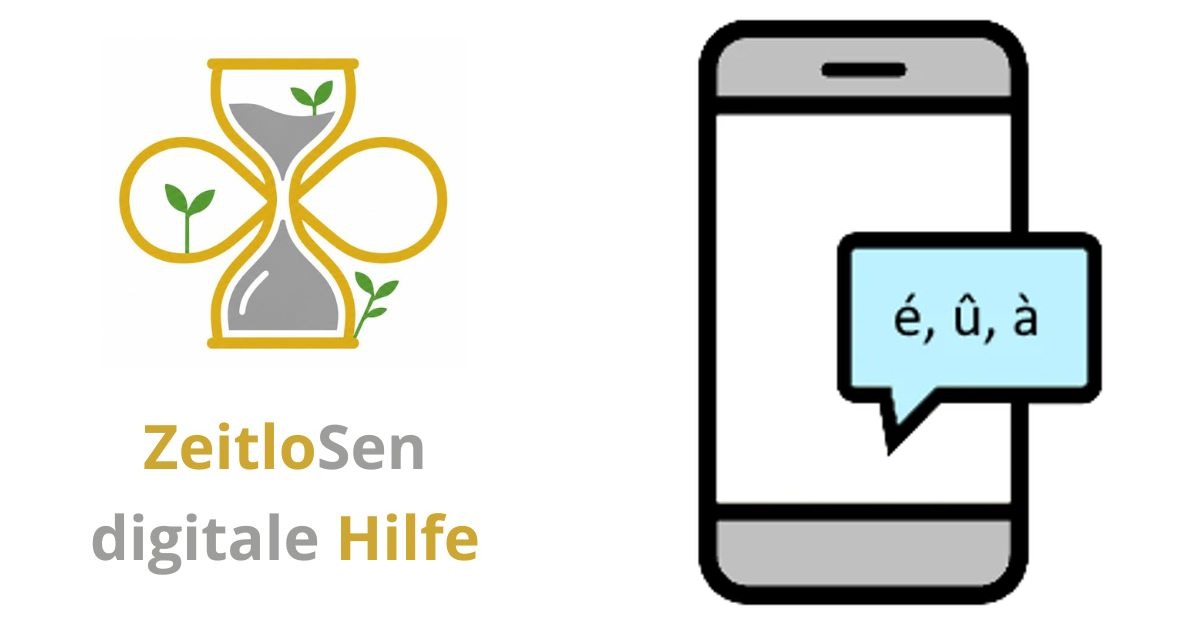 Akzentzeichen auf iPad und iPhone eingeben – ZeitloSen