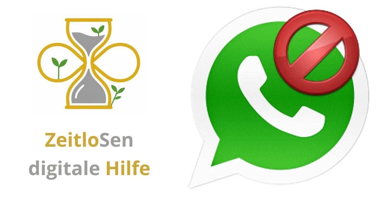 Nachrichten in WhatsApp löschen – ZeitloSen