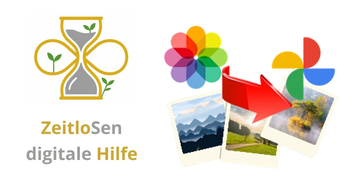 Fotos von iCloud zu Google Fotos übertragen – ZeitloSen