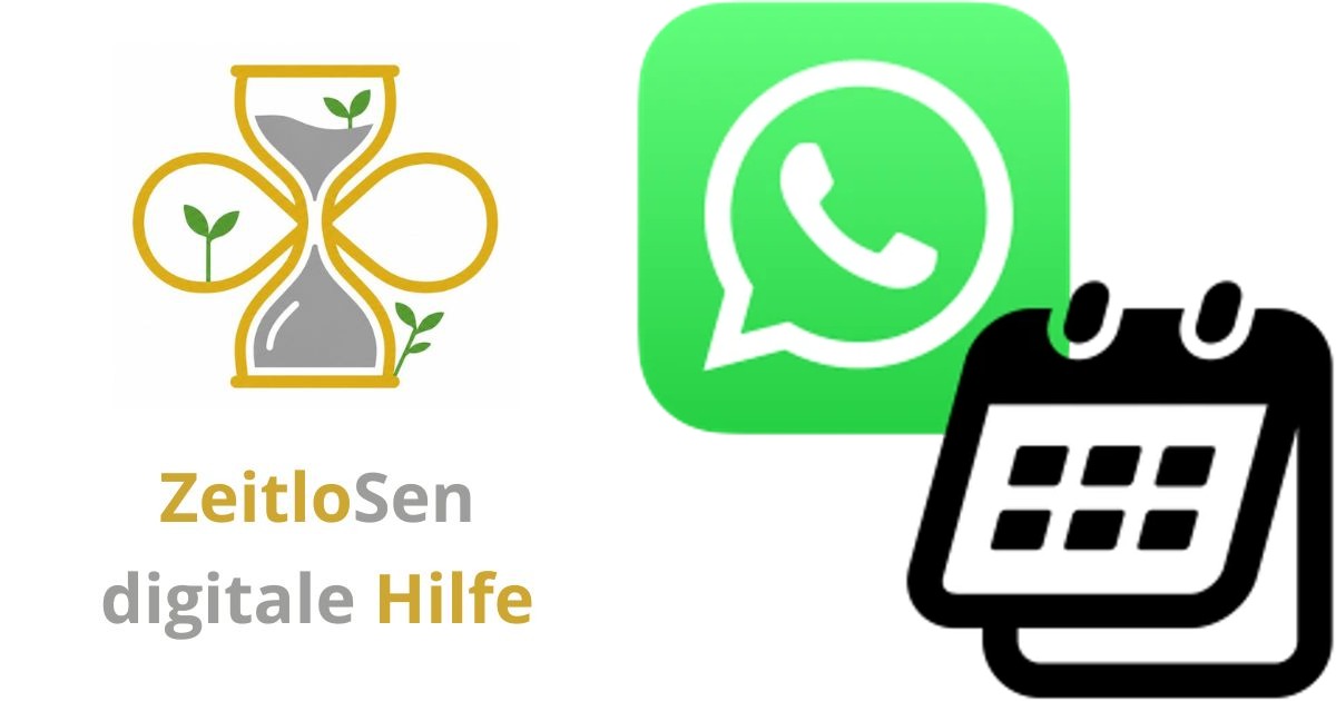 Veranstaltungen einfach in WhatsApp planen – ZeitloSen