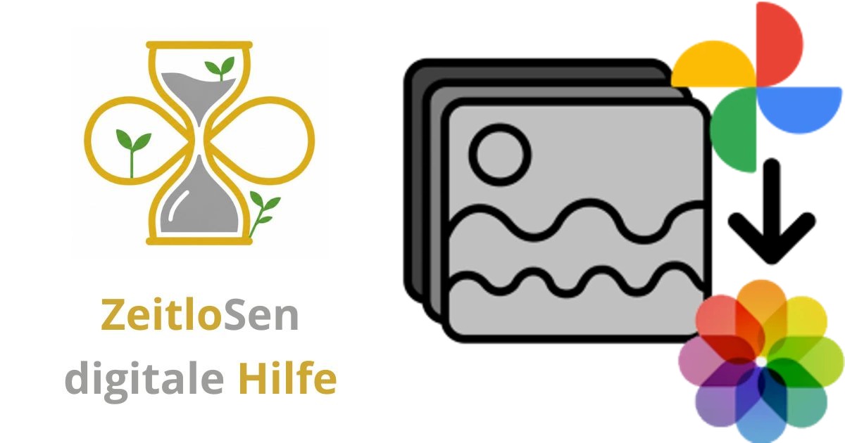 Fotos von Google Fotos zu iCloud übertragen – ZeitloSen