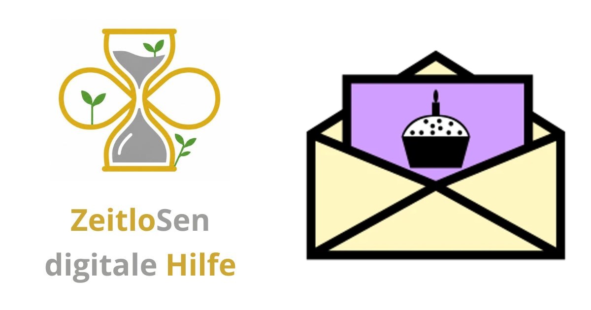 Digitale Einladung einfach gestalten – ZeitloSen