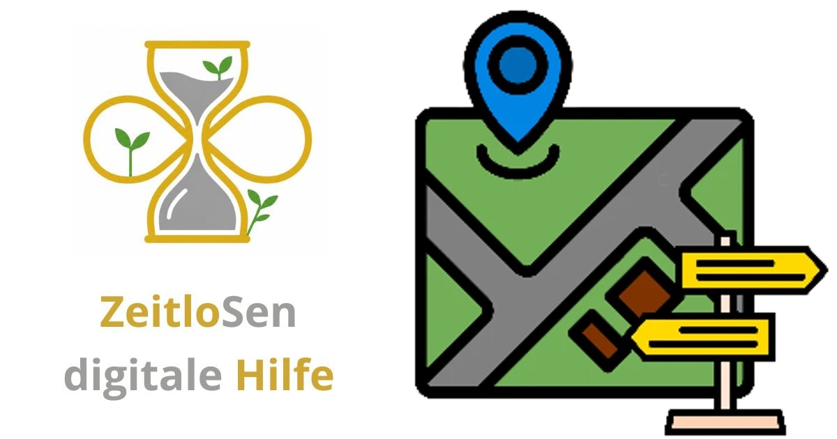 Weg finden mit der Blickrichtung in Google Maps – ZeitloSen