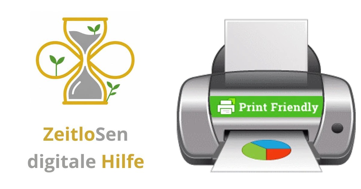 Nur gewünschte Webseitenbereiche drucken – ZeitloSen