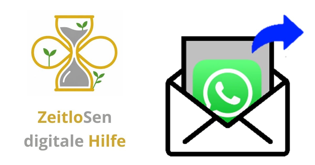 Nachrichten in WhatsApp weiterleiten – ZeitloSen