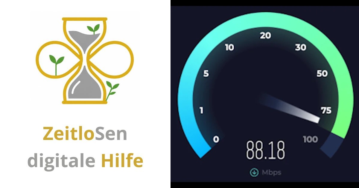 Internetspeed einfach prüfen – ZeitloSen