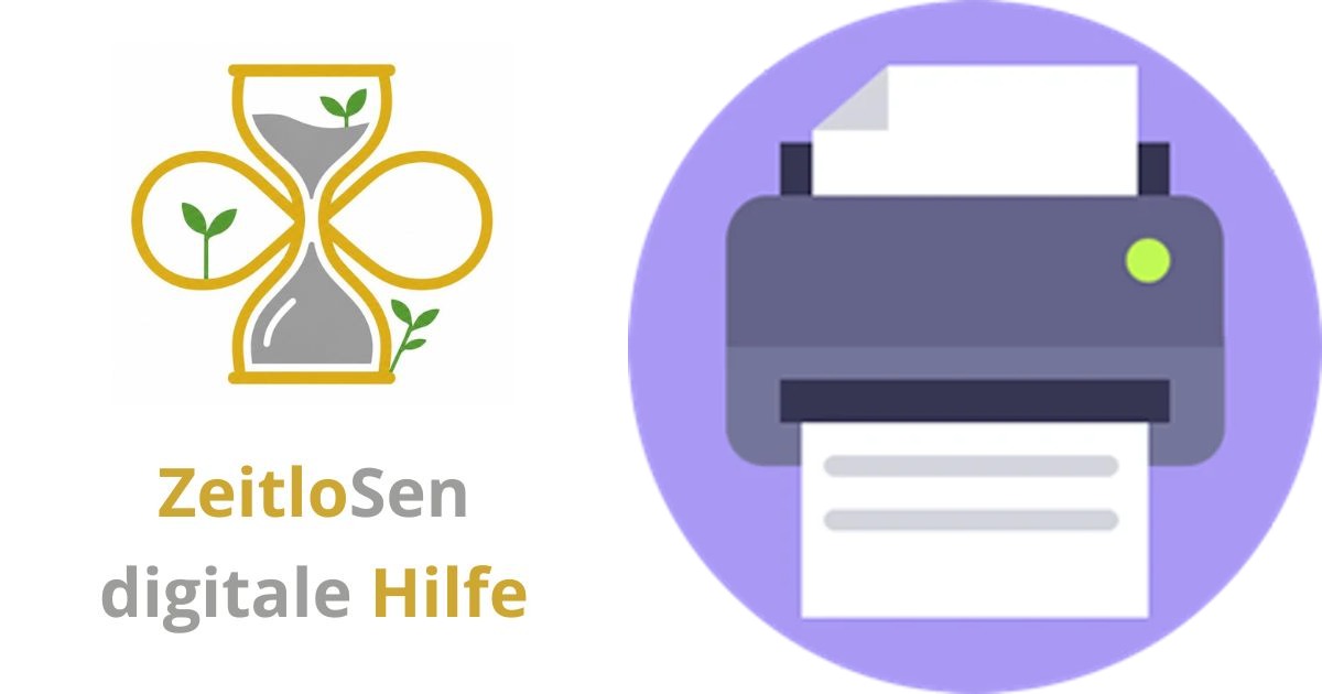 Direkt vom iPhone oder iPad drucken mit AirPrint – ZeitloSen