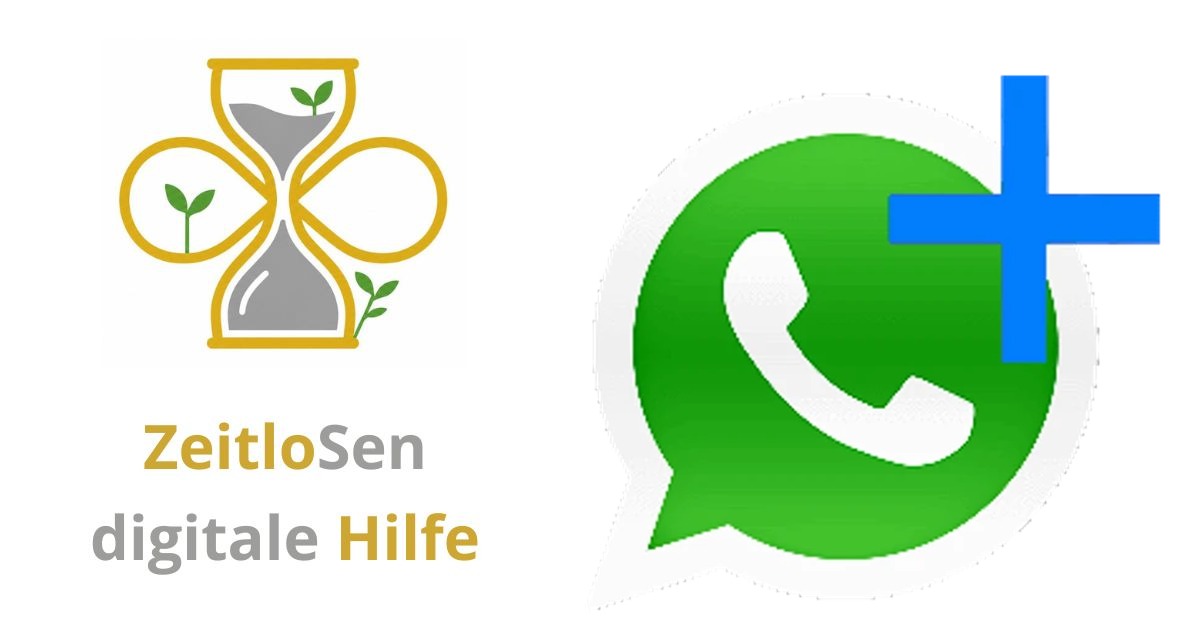 Kontakt in WhatsApp hinzufügen – ZeitloSen