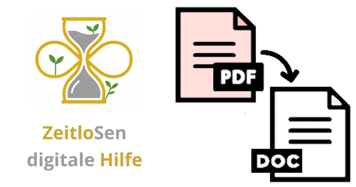 PDF in Word umwandeln leicht gemacht – ZeitloSen