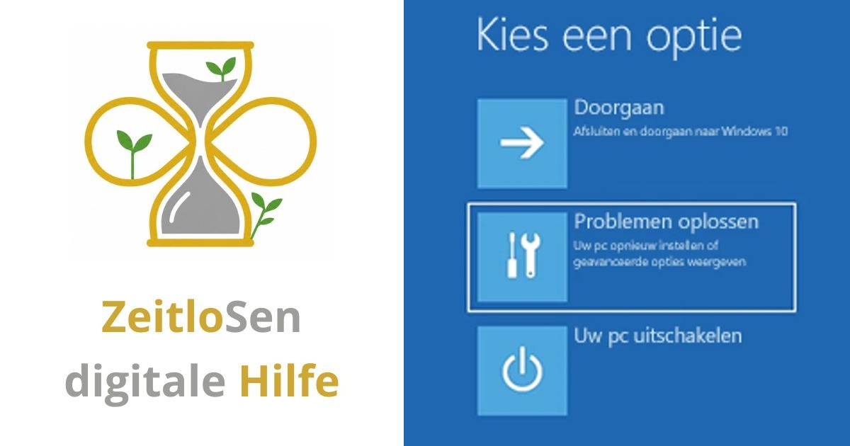 Zugriff auf Windows-PC wiederherstellen – ZeitloSen