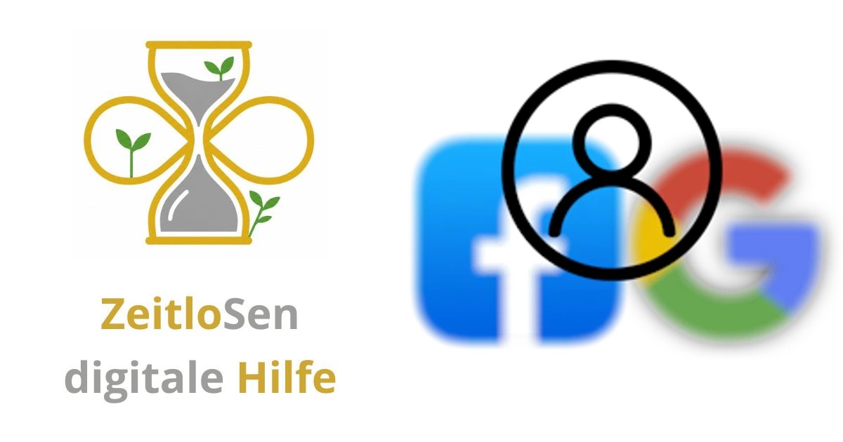 Einfach anmelden mit Facebook oder Google – ZeitloSen