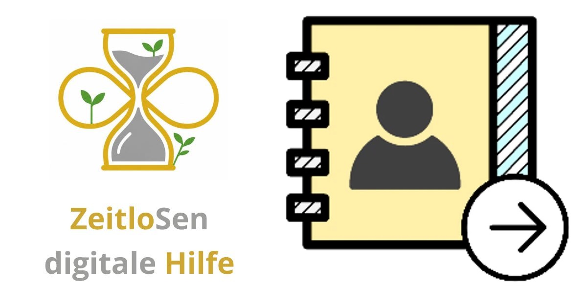 Kontakte einfach per WhatsApp teilen – ZeitloSen