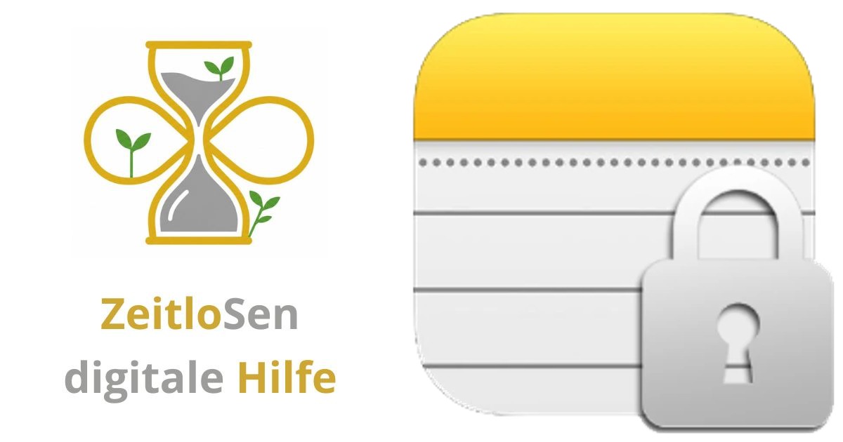 Notizen sicher mit Passwort schützen – ZeitloSen