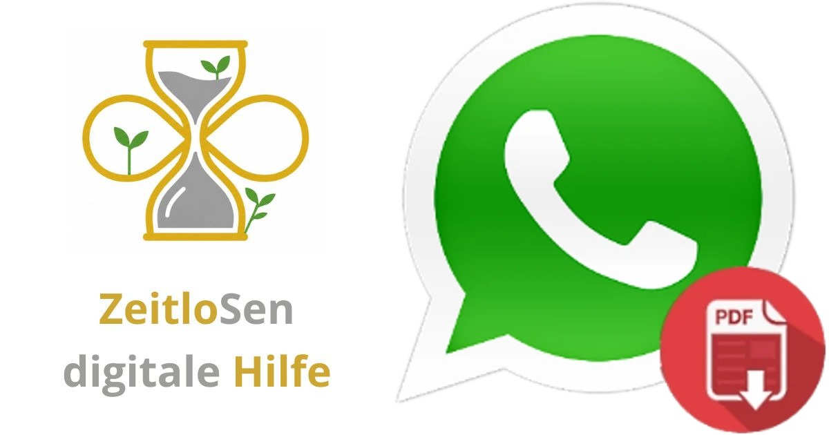 Dateien einfach per WhatsApp teilen – ZeitloSen