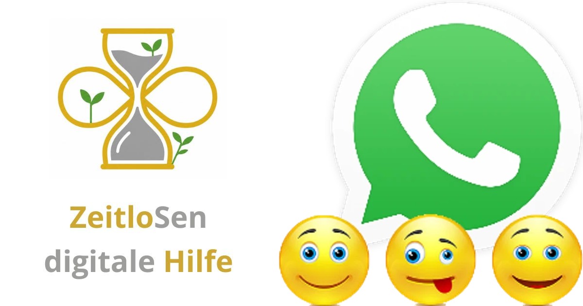 Emojis richtig in WhatsApp nutzen – ZeitloSen