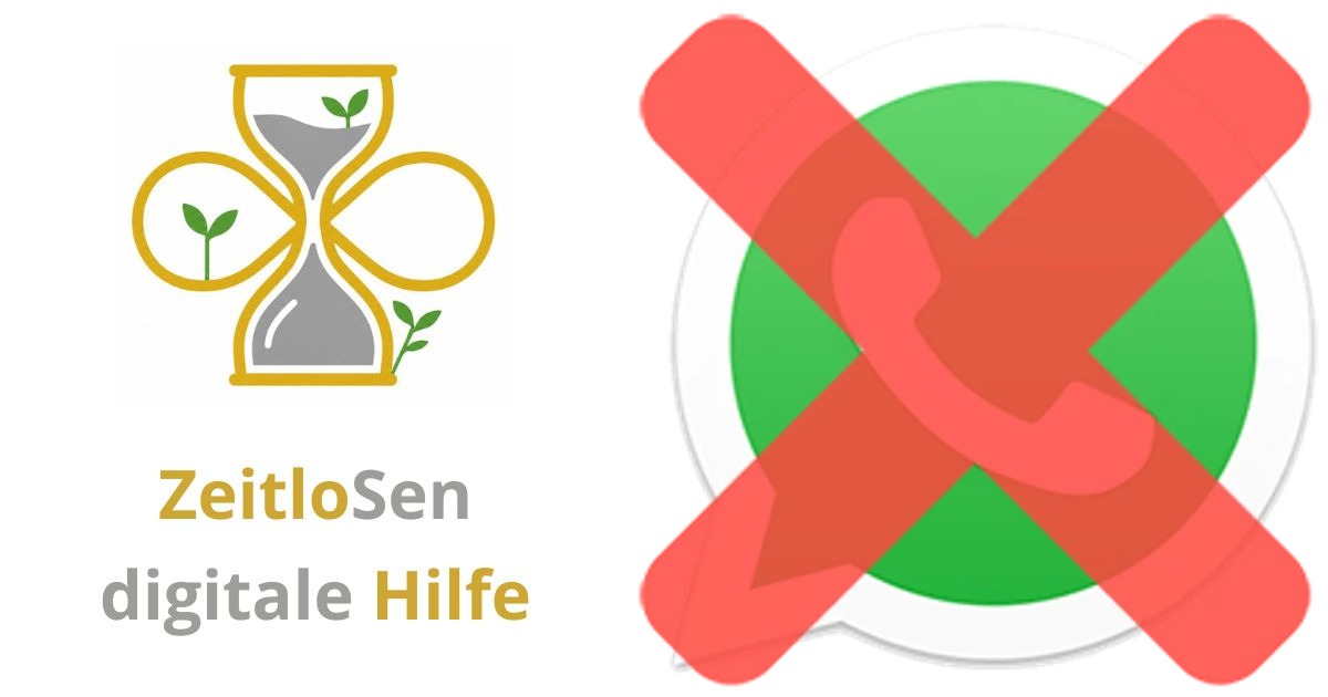 WhatsApp-Konto dauerhaft löschen – ZeitloSen