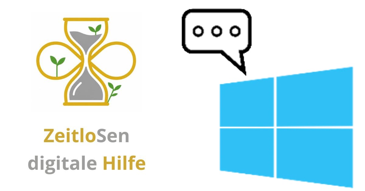 Bildschirm vorlesen mit Windows Verteller – ZeitloSen