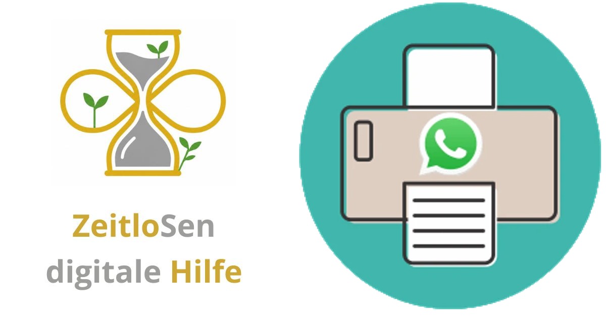 Fotos aus WhatsApp einfach drucken – ZeitloSen