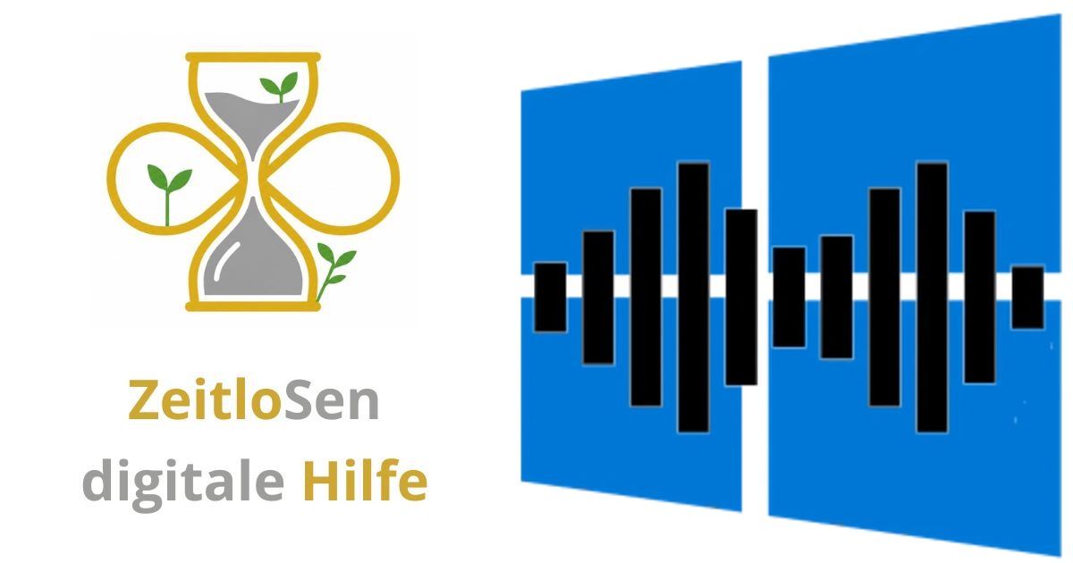 Visuelle Hinweise bei Windows-Tönen – ZeitloSen