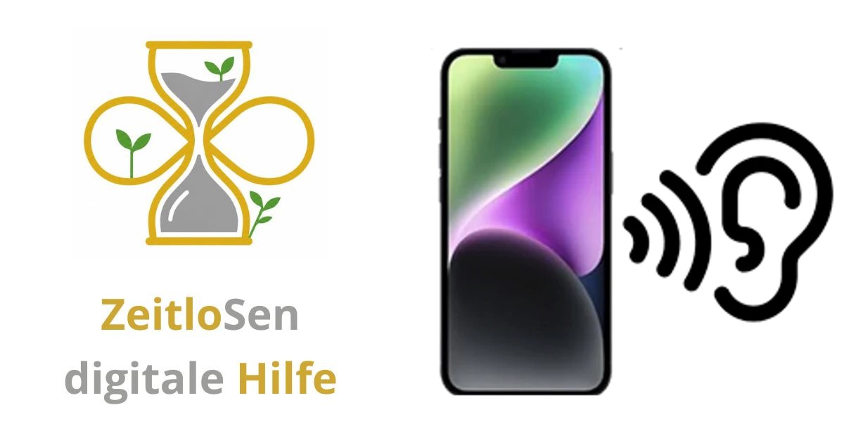 iPhone-Funktionen für Menschen mit Hörproblemen – ZeitloSen