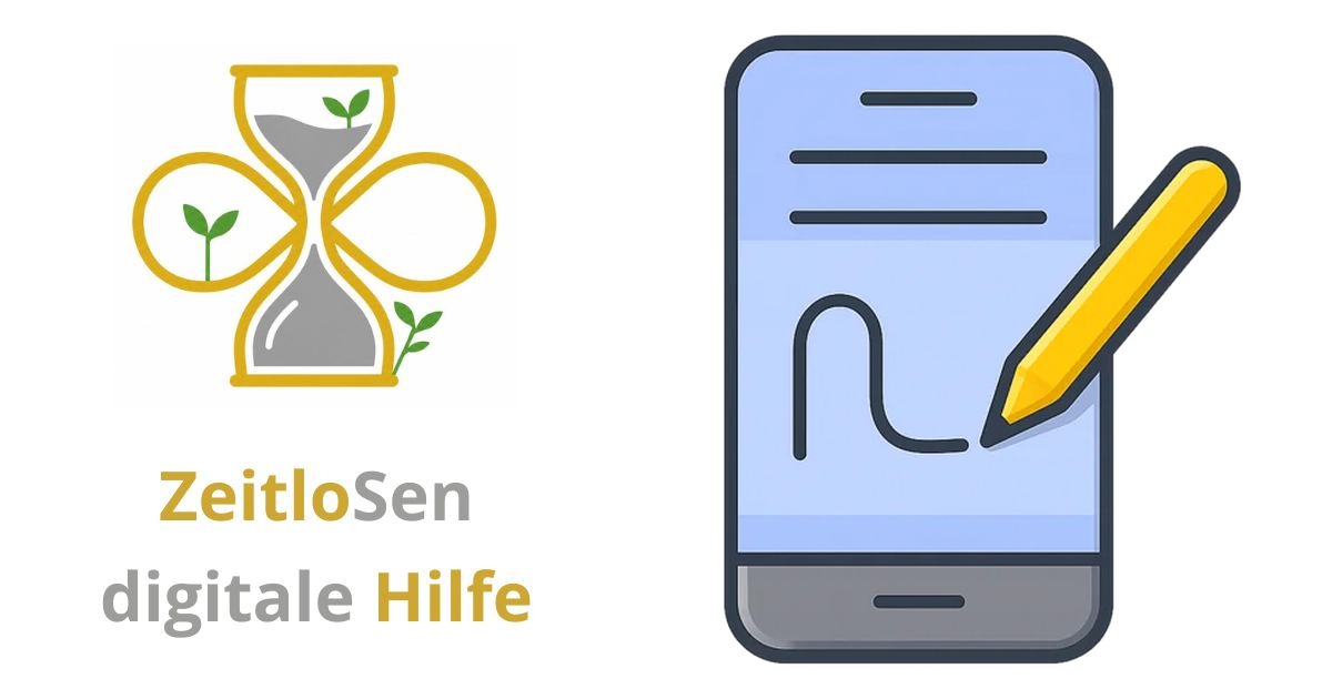 PDFs auf iPhone und iPad unterschreiben – ZeitloSen