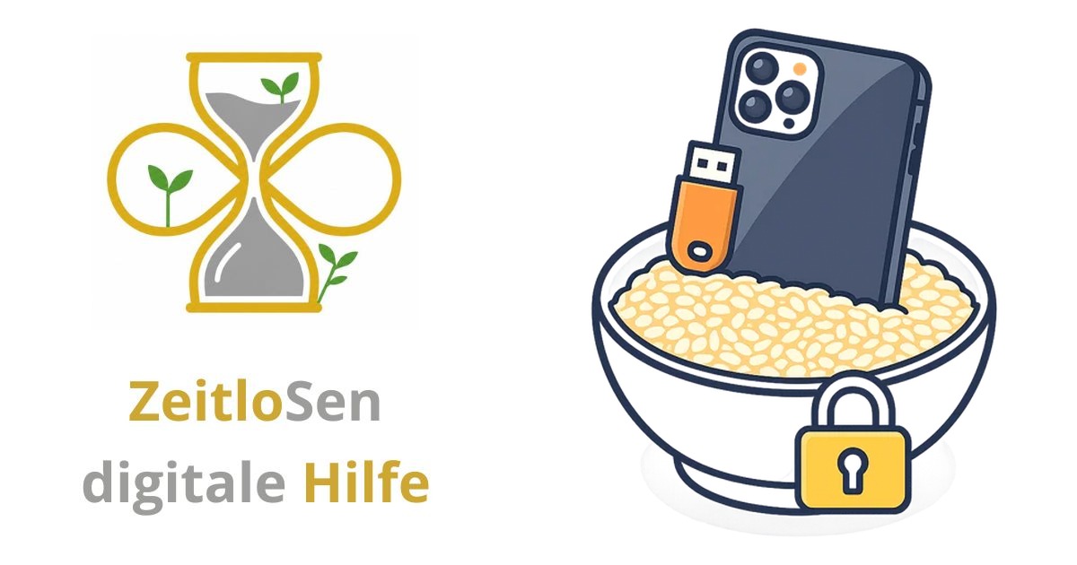 Handy nass geworden? So handeln Sie richtig – ZeitloSen