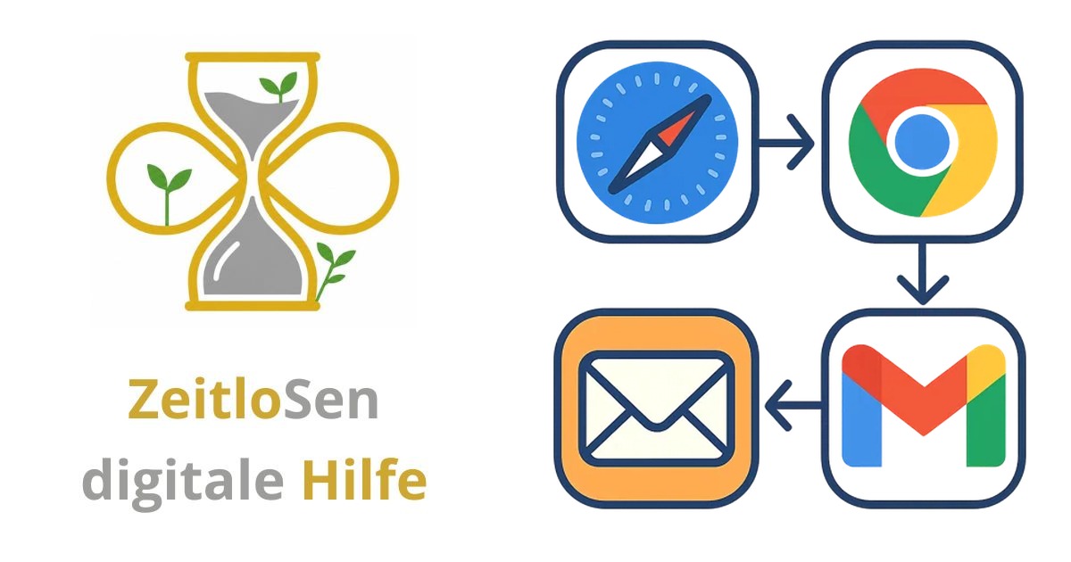 Standard-Apps auf iPhone und iPad selbst festlegen – ZeitloSen
