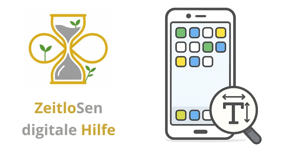 Schriftgröße auf iPhone und iPad ändern – ZeitloSen