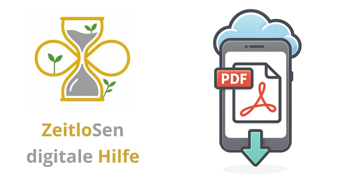 PDFs einfach auf dem Smartphone speichern – ZeitloSen