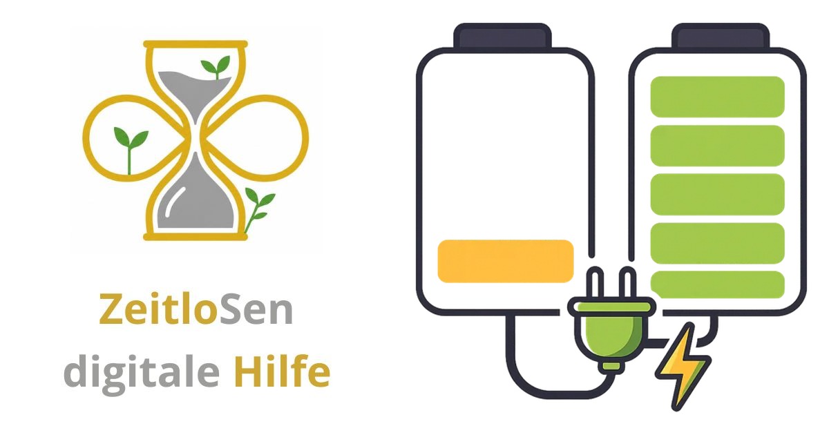Smartphone schneller laden mit Schnellladefunktion – ZeitloSen