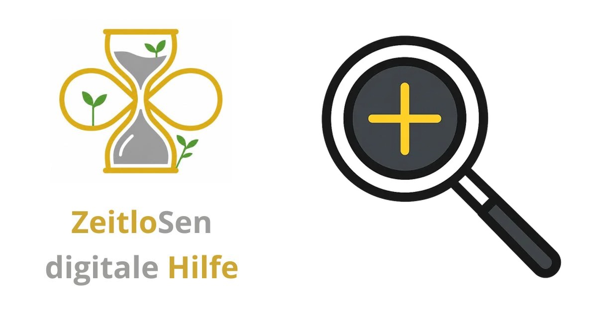 Mac und iPhone als digitale Lupe nutzen – ZeitloSen
