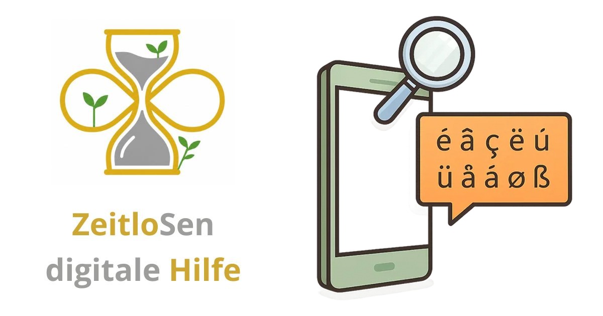 Akzente auf Android-Geräten eingeben – ZeitloSen