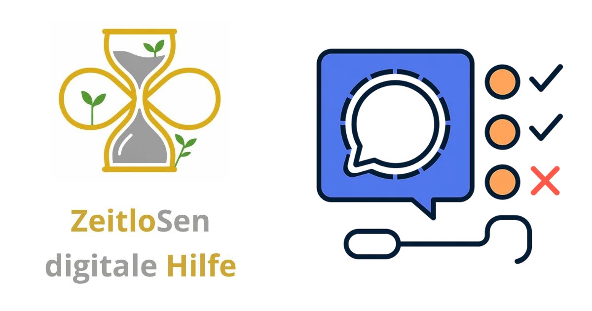 Umfrage in Signal-Gruppen einfach nutzen – ZeitloSen