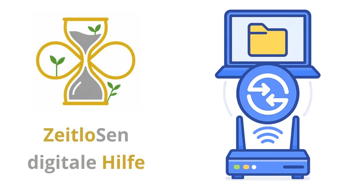 Dateien schnell zwischen Android und Windows teilen – ZeitloSen