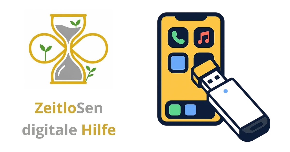iPhone mit USB-Stick verbinden – ZeitloSen