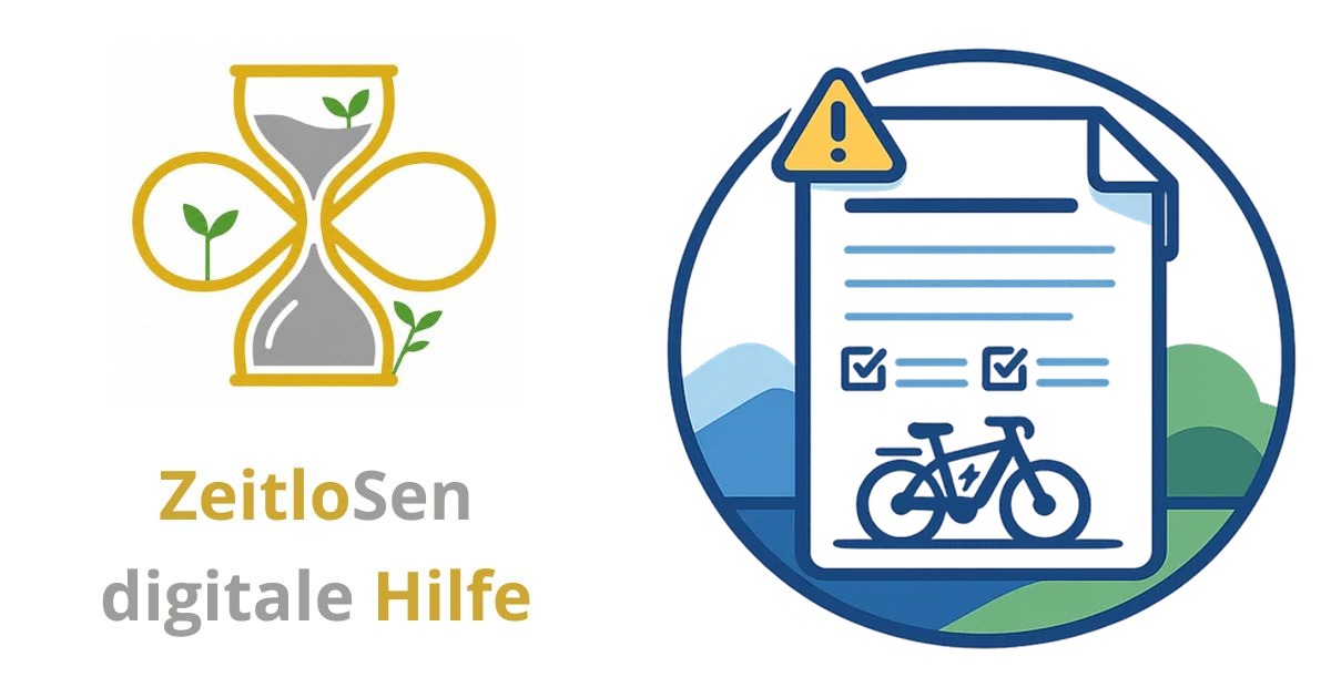 Was muss ich digital beachten, wenn ich mein E-Bike bei der Versicherung anmelde? – ZeitloSen