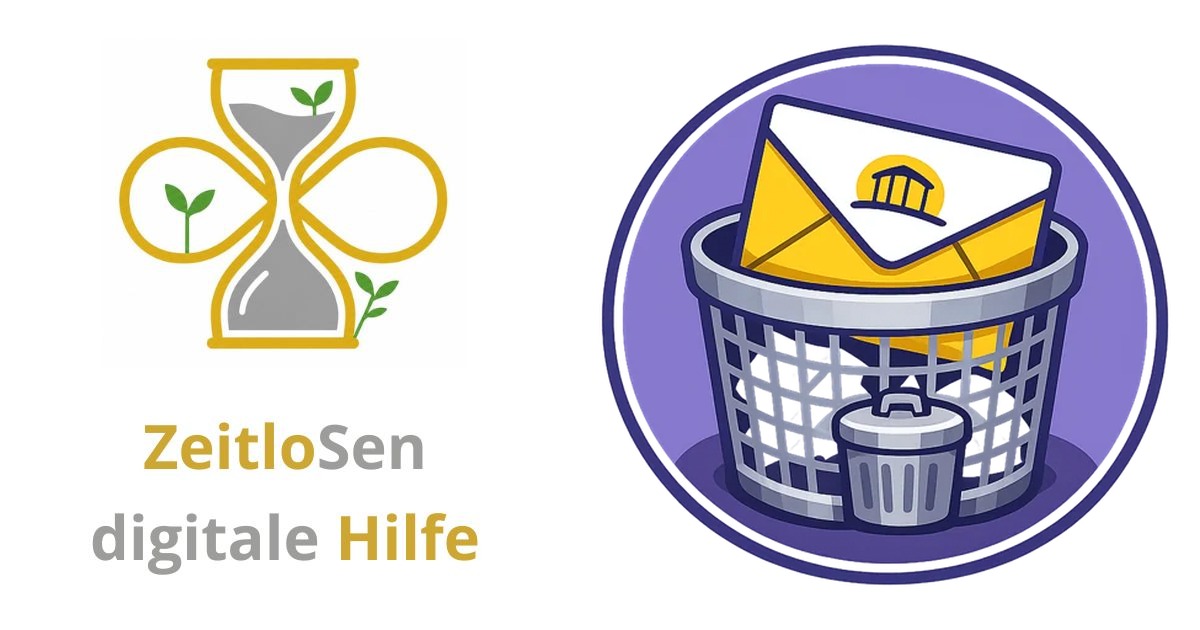 Alte E-Mails bei WEB.DE schnell und sicher wiederfinden – ZeitloSen