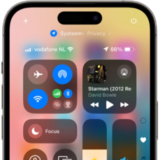 Neues Bedienfeld in iOS 18 für iPhone