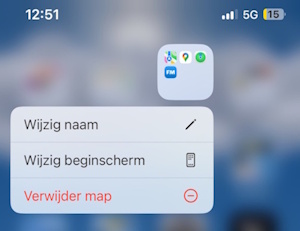 Ordnername auf iPhone ändern