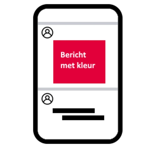 Facebook-Beiträge mit buntem Hintergrund gestalten
