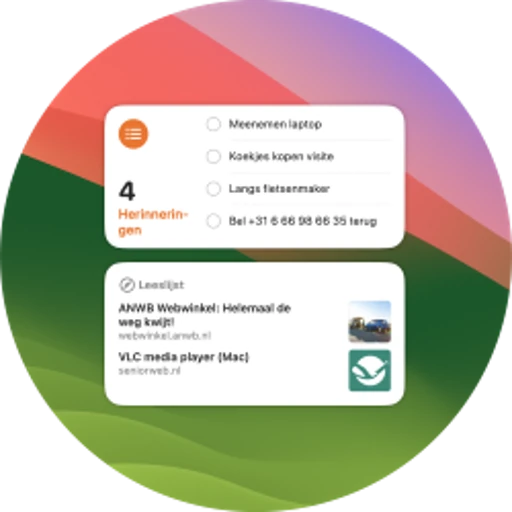Widgets auf dem Mac nutzen