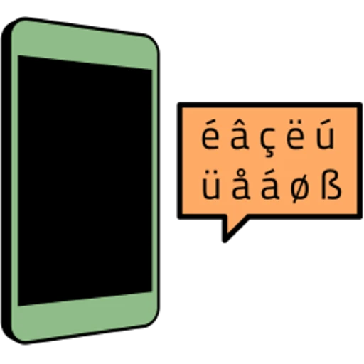 Akzentbuchstaben auf Android-Geräten eingeben