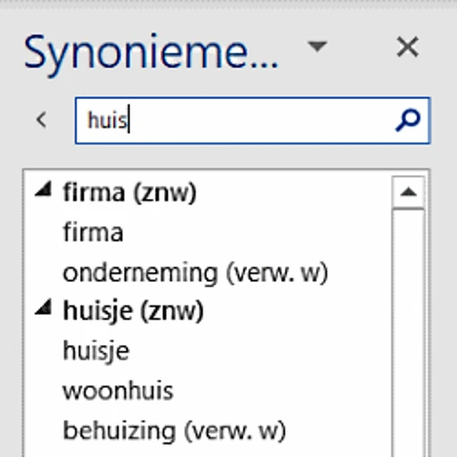 Synonyme in Word einfach finden