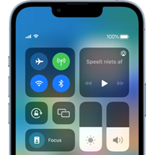 Bedienfeld auf iPhone und iPad anpassen