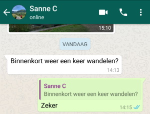 Antwort auf eine bestimmte Nachricht in WhatsApp