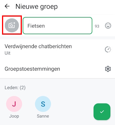 WhatsApp Gruppenchat auf Android