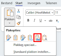 Tabellen als Bild in Word einfügen