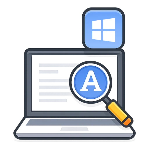 Schriftgröße in Windows einfach vergrößern